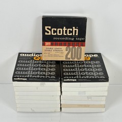 (Lot of 17) Scotch Vintage Irish 3M, Capitol, Audiotape, Plastic 5” Tapes