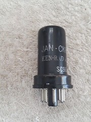 NOS Ken-Rad VT-133 SC961A 12SR7 Vacuum Tube – White Box – Tested