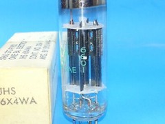 SYLVANIA JHS 6X4 WA TUBE 1965 BLACK PLATE LAMPE Valvola Lamp Röhre Valve