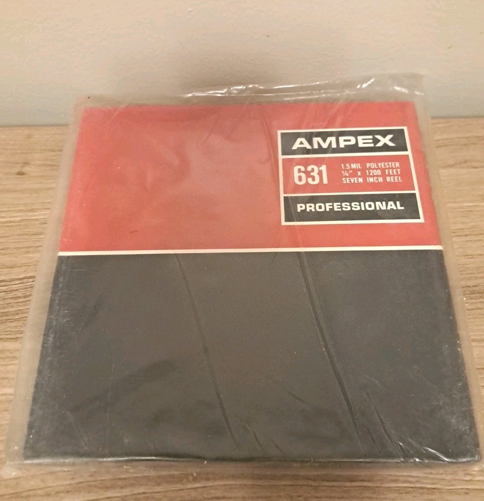 AMPEX 631 Five Inch Reel Professional Audio Tape Factory-Sealed