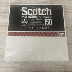 Scotch 150 Magnetic Tape 1/4 x 1800ft Reel to Reel Xtra length – NEW Sealed VTG