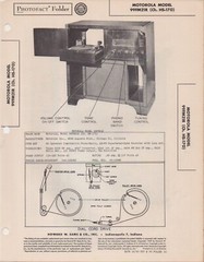 1949 MOTOROLA 99FM21R PHONOGRAPH RADIO SERVICE MANUAL SCHEMATIC REPAIR PHOTOFACT