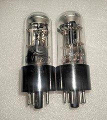 2PCS 6E5S 6Е5С / 6E5G / 6G5G / 6E5 / EM-34 SVETLANA MILITARY TUBES NOS USSR