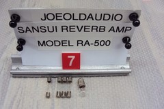 SANSUI Reverb Amp Model RA-500 Replacement Lamp & 110 VAC Fuse Kit.
