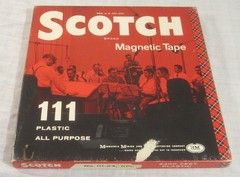 2400-Foot 10-1/2″ Reel of SCOTCH Recording Tape – OTHER HATS IN THE RING, 1960