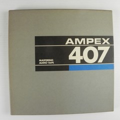 Lot of 4 Ampex 407 Mastering Tape 1/4″ x 10-1/2″ Reel to Reel /Metal Reel NAB