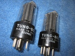 Matched Pair Tung-Sol 5Y3GT Rectifier Tubes 5Y3