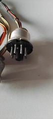 2pcs Vintage 8-pin Octal Male Plug Metal lenght 1,5ft Wires Female forTubes