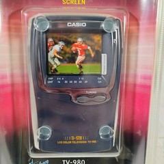 Casio TV-980 LCD Color Pocket Handheld TV – For Analog Broadcast Only New Sealed