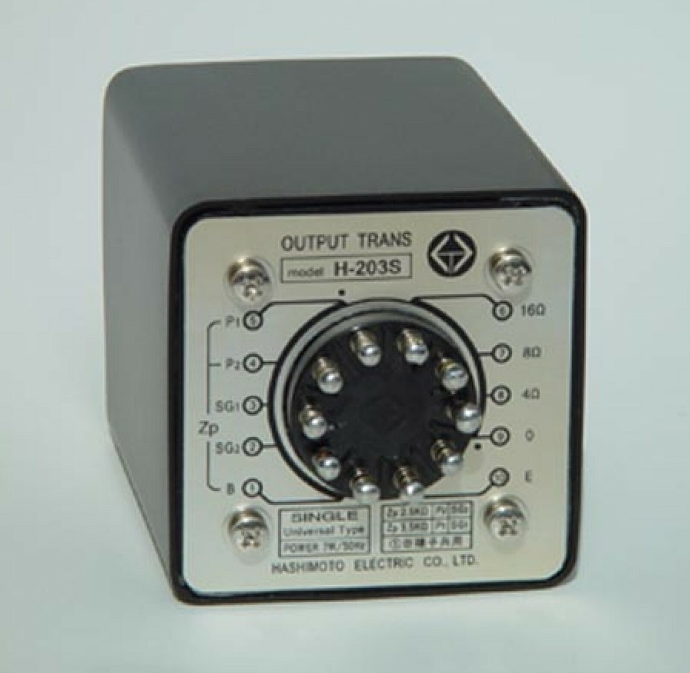 Hashimoto H-203S Output Transformer 7W Single 2.5K,3.5K/16,8,4 for 300B etc.