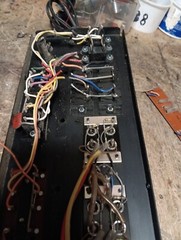 Sansui AU-7500 Integrated Amplifier Parts Back Panel
