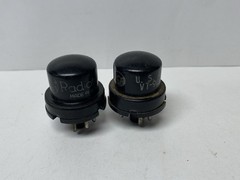 (2) Tested NOS 6H6 USA Military VT-90 RCA Radiotron Vacuum Tube Vintage Radio