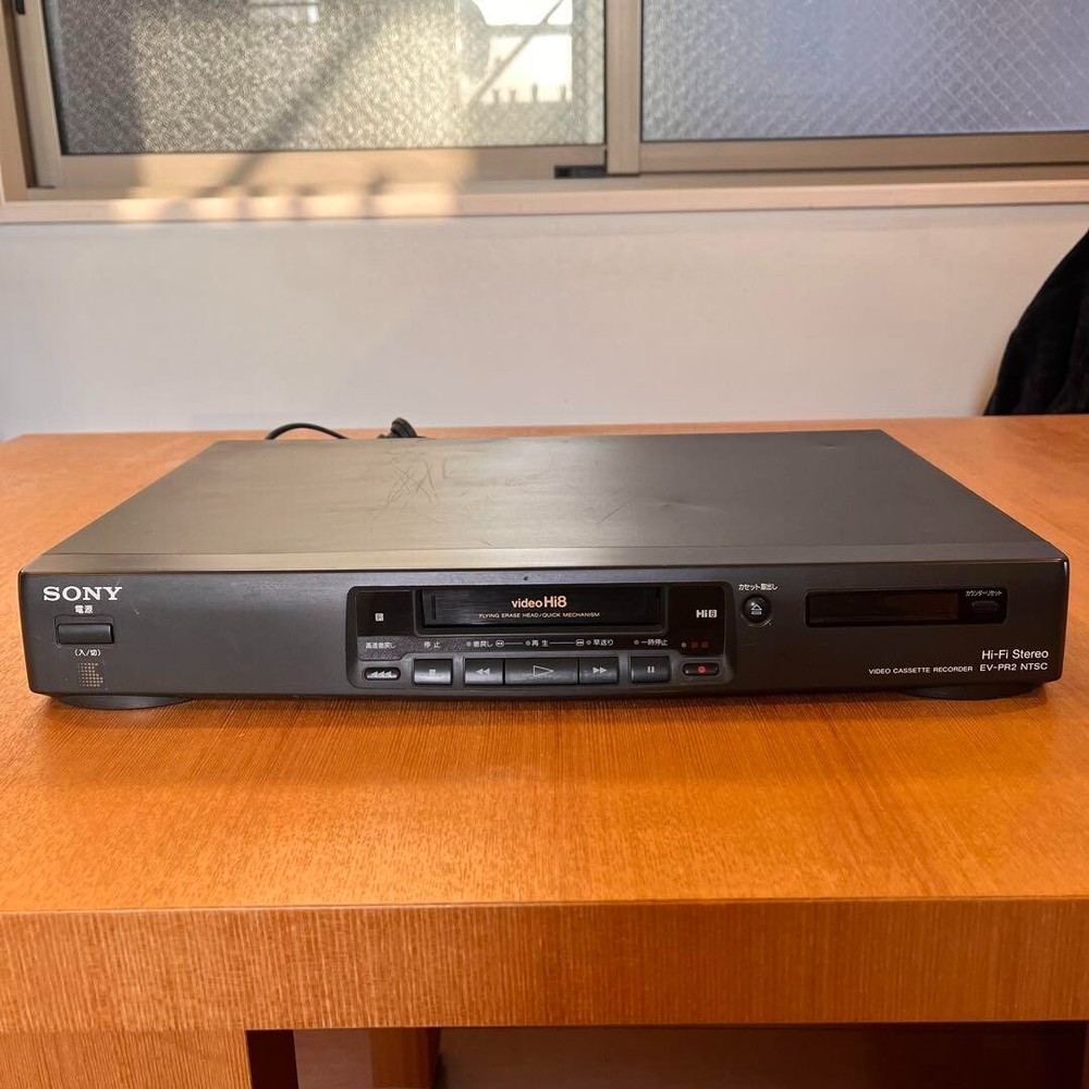 Sony EV-PR2 Hi8 8mm video cassette recorder VCR Video Deck Player Used Japan