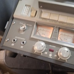 Akai X-355 Crossfield Reel to Reel Tape Recorder w/ Akai Reel – For Parts Repair