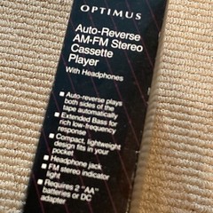 OPTIMUS SCP-79 STEREO CASSETTE TAPE PLAYER