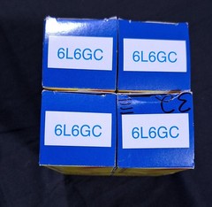 JJ 6L6GC Quad Matched Set Vacuum Tubes