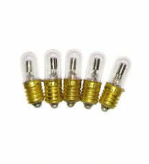 25 pcs Neon tube TN-0.3 E10/13 Glow discharge indicator bulb lamp USSR