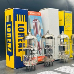 4x PCC88 7DJ8 Lorenz Siemens RFT Mixed Tested Tube Lot w/ Boxes