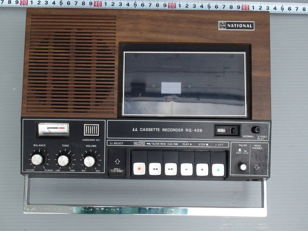 DDP Rare National Matsushita RQ-428 Cassette Tape Recorder LL Selector Working