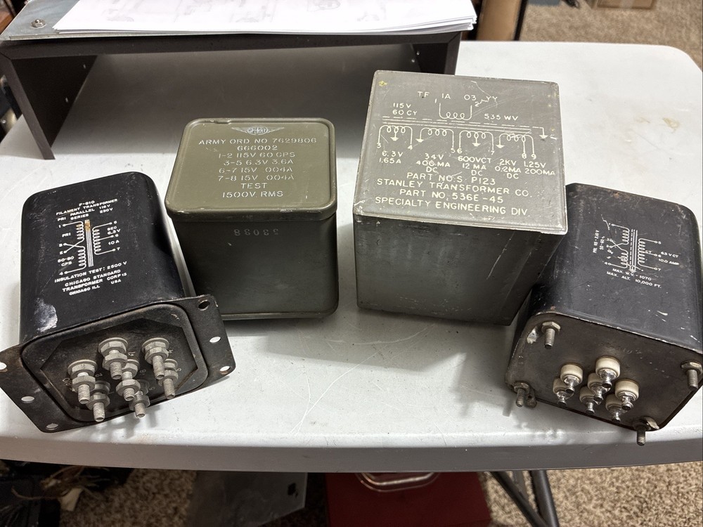 3 Filament Transformers 1- Power Transformer