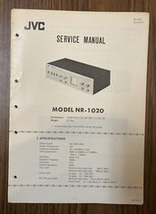 Original JVC Model NR-1020 Service Manual