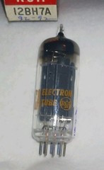RCA 12BH7A DUAL TRIODE AMPLIFIER TUBE FOR RADIO,HI-FI,AMPS WITH BOX TESTED GOOD