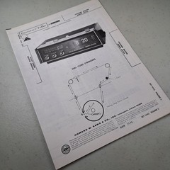 CHANNEL MASTER 6273A Service Manual 1974 Photofact Clock Radio