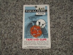 Realistic TAPE END CLIPS 44-1028 – VINTAGE REEL TO REEL ACCESSORY *NEVER OPENED*