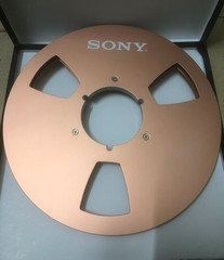 One champagne Gold Akai 10.5”Aluminium tape reel for Reel To Reel tape recorder