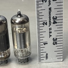 Lot of 4 Vintage Vacuum Tubes 6GX6/6GY6 6EA8 6AW8/(A) Mixed Brands Untested