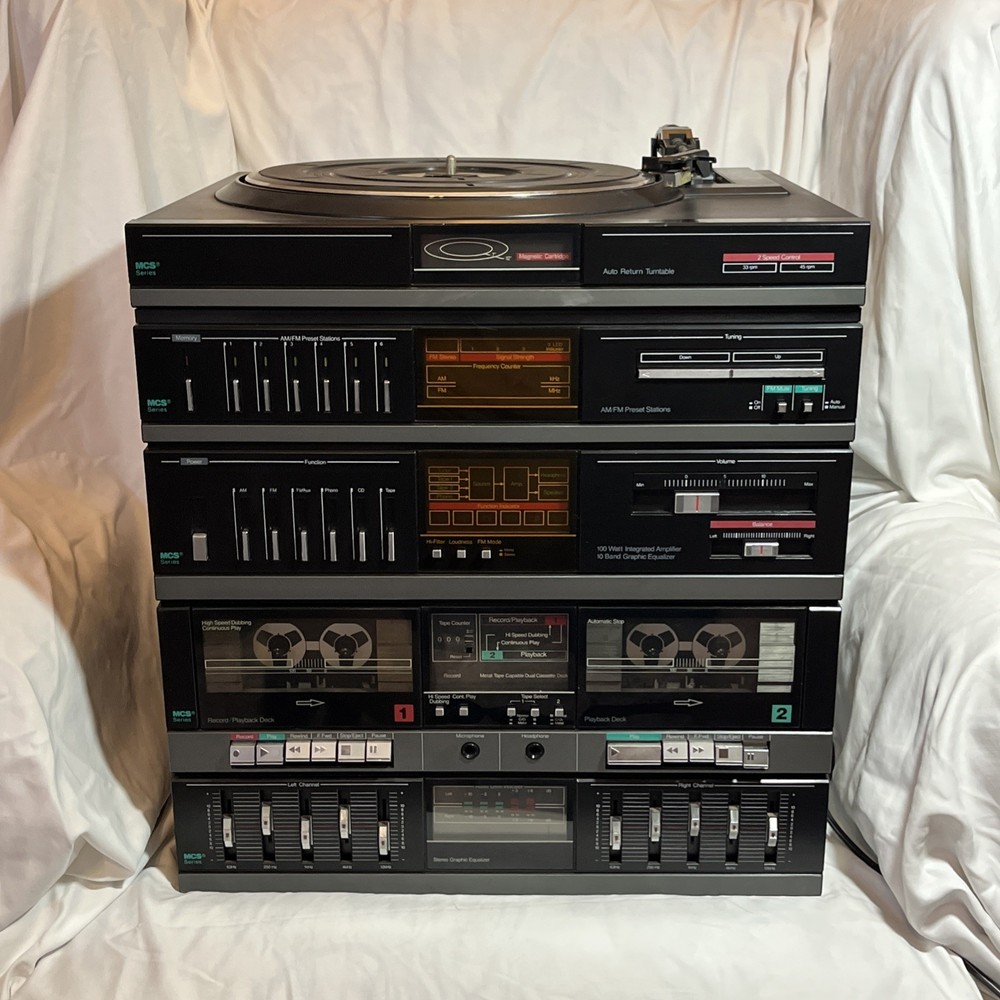 MCS Series Modular Component System Vtg Receiver Model 683-2252 Tested *read*