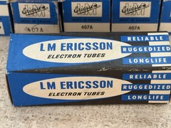 Tubes 407A L M Ericsson Longlife NOS NIB 5 Pcs – Western Electric Sweden Audio