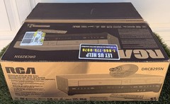 RCA DRC8295N DVD Recorder & VHS VCR 4 Head Combo, NEVER USED!