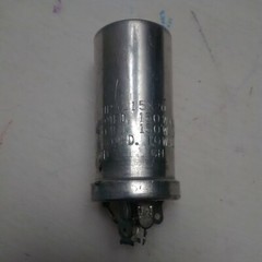 1 NOS CD Cornell 40 mfd @ 150v 20 mfd @ 150v 200 mfd @ 10v Can Style Capacitor