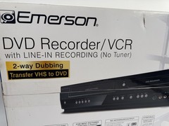 Emerson DVD VCR Combo Player Recorder Model ZV427EM5 For VHS And DVD Movies New