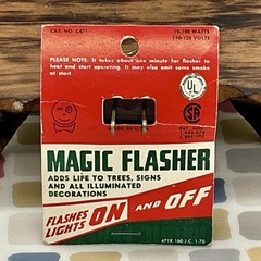 1960’s Bakelite Magic Flasher – Flashes Lights ON and OFF Made in the USA