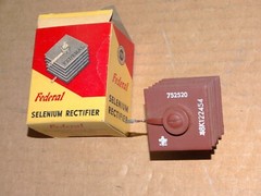 1 x Federal Selenium Rectifier 200mA & 300mA* (2 Avaialble) NOS NIB