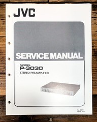 JVC P-3030 Preamp / Preamplifier Service Manual *Original*