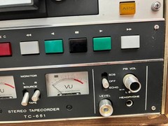 Vintage Sony TC-651 Reel To Reel Tape recorder 3 Head 3 Motor Japan for parts RE
