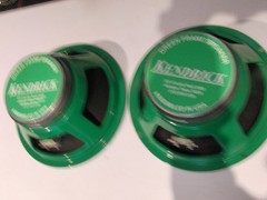 Kendrick 10 – 12 inch Green Frame Speaker x2 USA Original Production Rare ROCKIN
