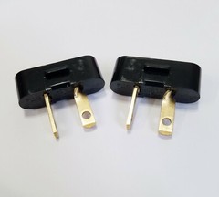 2 Pioneer SX-424 Reciever Speaker Connectors Adapter Plugs, Also Akai and Allied