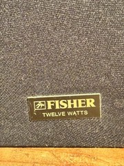 VINTAGE Lot Of 2 Stereos FISHER SPEAKERS TOWER 12 WATT 22”x 14″