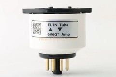 1pcs KT66 6V6 6L6 (amp socket) to EL3N tube converter adapter