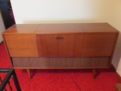 Vintage Early 60s Loewe Opta Console Stereo Type 32234 W. Germany Radio Works