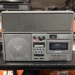 Eiki 7070A, Stereo, Compact Disc Player and Cassette Tape Recorder (WORKS/FLAW)