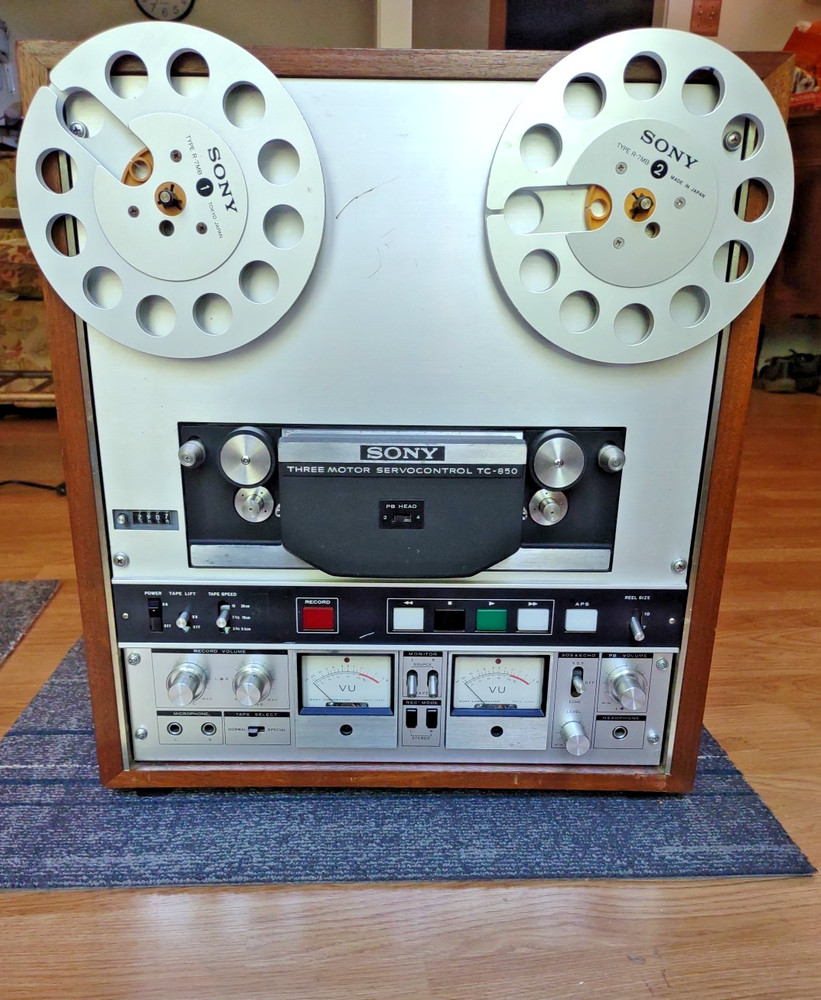Sony TC-850 Reel-to-Reel Tape Machine Serviced