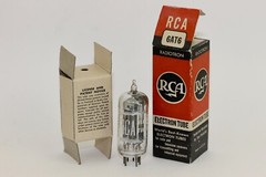 NOS 1959 RCA 6AT6 SINGLE TUBE Made in USA EBC90 for McIntosh MR67 FENDER HARVARD