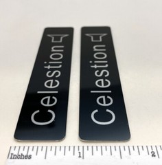 Celestion Speaker Badge Logo Emblem Custom Made Aluminum PAIR Free Shipping