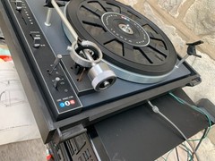 BIC Model 960 Belt Driven Turntable Vinyl Record Player England POWERS ON AS IS