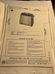 Sams Photofact Folder Set 818 June 1966 TV Service Manuals RCA Curtis